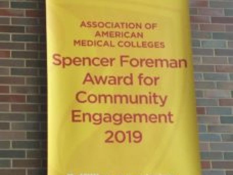Congratulations to CMSRU, Recipient of the AAMC 2019 Spencer Foreman Award for Community Engagement