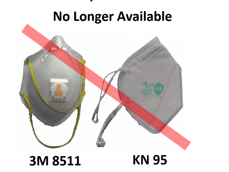These Respirator Masks are No Longer Available