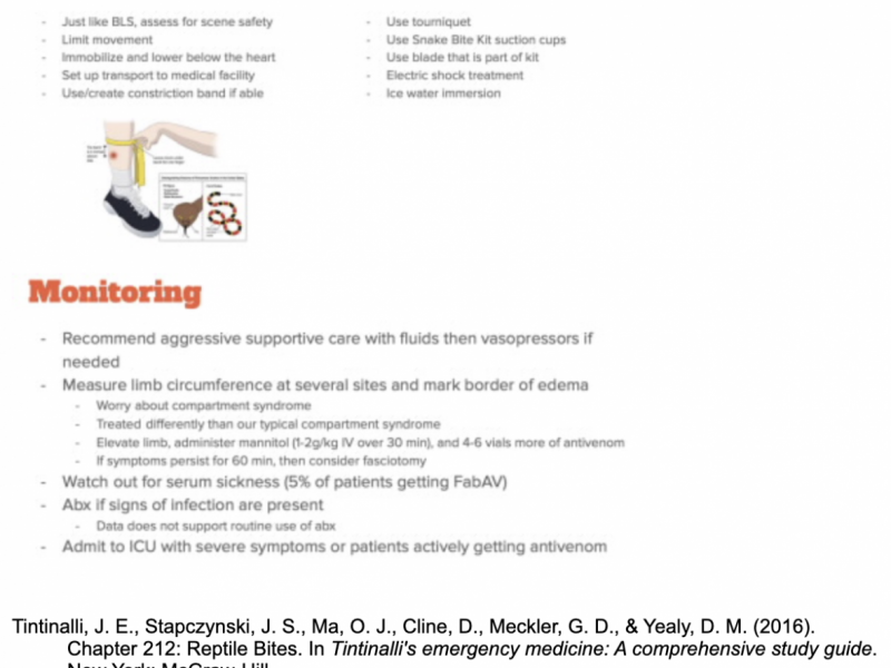 #EMConf: Snake Bites