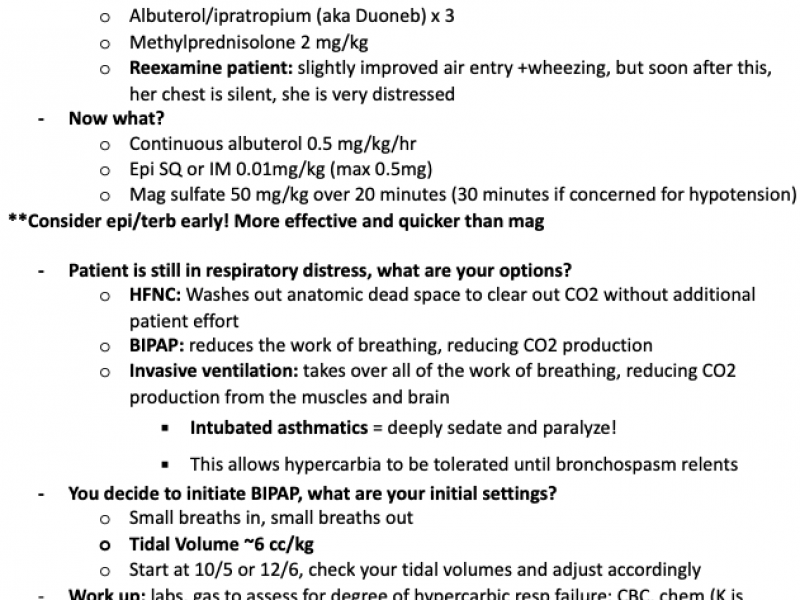 Pediatric Status Asthmaticus 